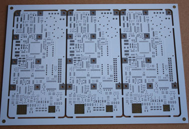 OEM 3W LEIDENE Lichte Raad 200X160mm van PCB en Wit Soldeerselmasker Hal Lead Free Surface Finishing