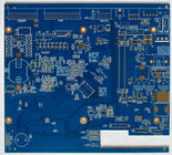 De Vervaardiging van het Prototypepcb van hoge Frequentiepcb Fr4 met Blauw soldeerselmasker voor OEM Elektronika