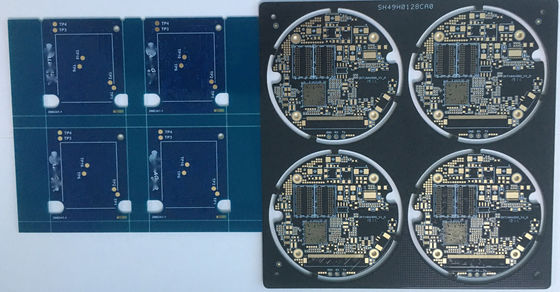 Tweezijdig HAL Immersion Gold 0,5 Oz-de Raad van Prototypepcb