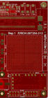 Rood Soldeerselmasker 4 Laag 1.60mm de Raad van PCB van 1oz 4mil Bluetooth