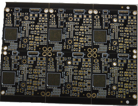 Zware Koperpcb met 2 oz-koperdikte en Zwart Soldeerselmasker voor Machtsversterker